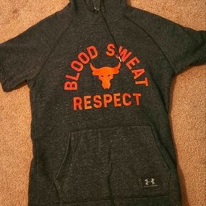 Under Armour The Project Rock Short Sleeve WorkOut Hoodie